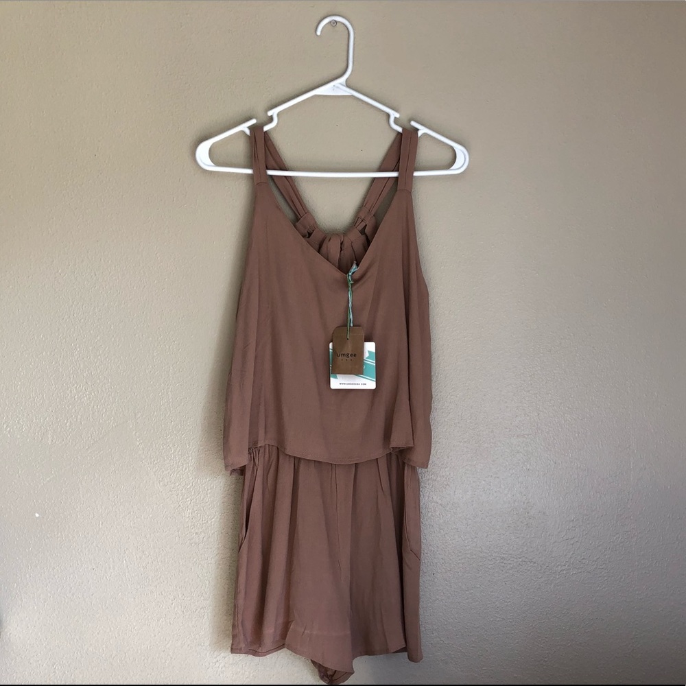 ★ Umgee Light Beige Romper ★